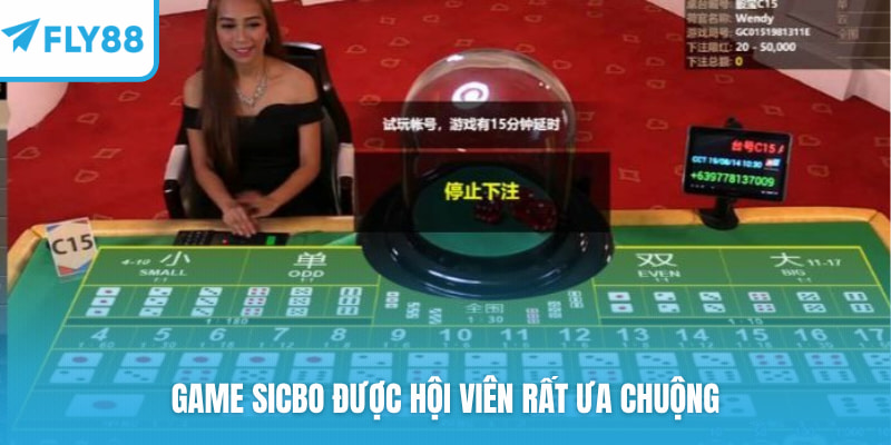 Game Sicbo được hội viên rất ưa chuộng