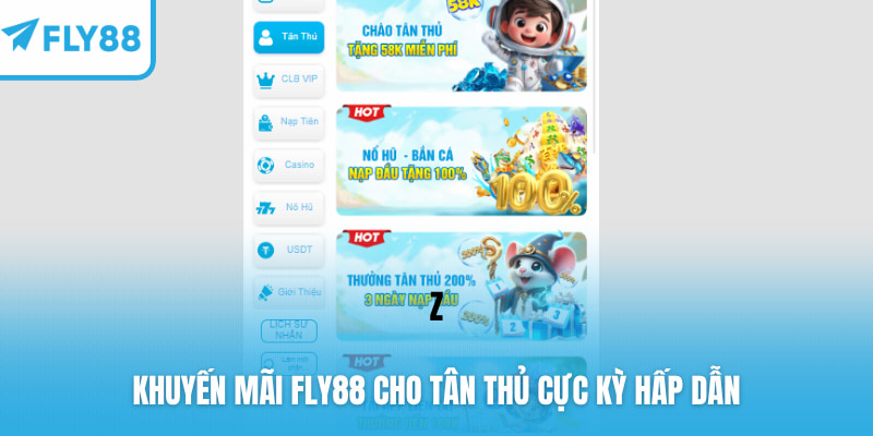 Khuyến mãi FLY88 cho tân thủ cực kỳ hấp dẫn